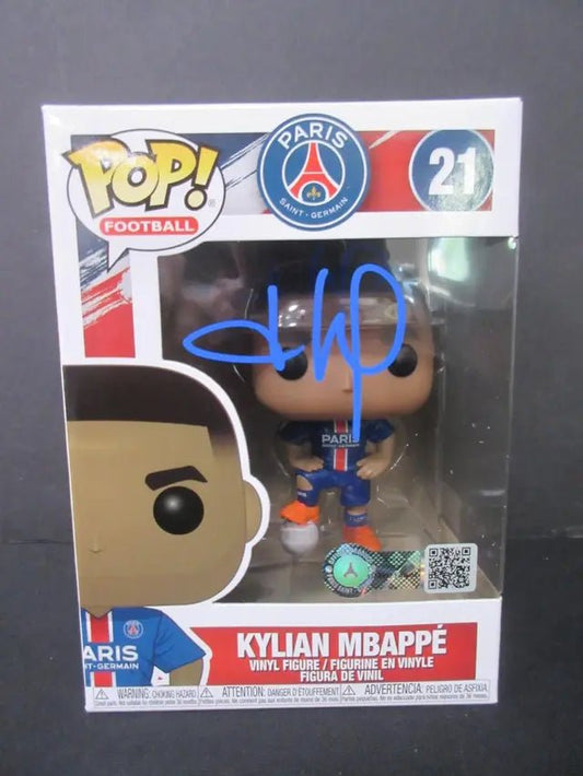 Kylian Mbappe Signed Funko Pop Direct COA Paris Saint Germain 🔥 - Price Is Right Miami