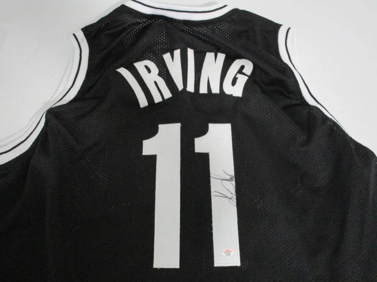 Kyrie Irving of the Brooklyn Nets signed autographed basketball jersey PAAS COA 702 - Price Is Right Miami