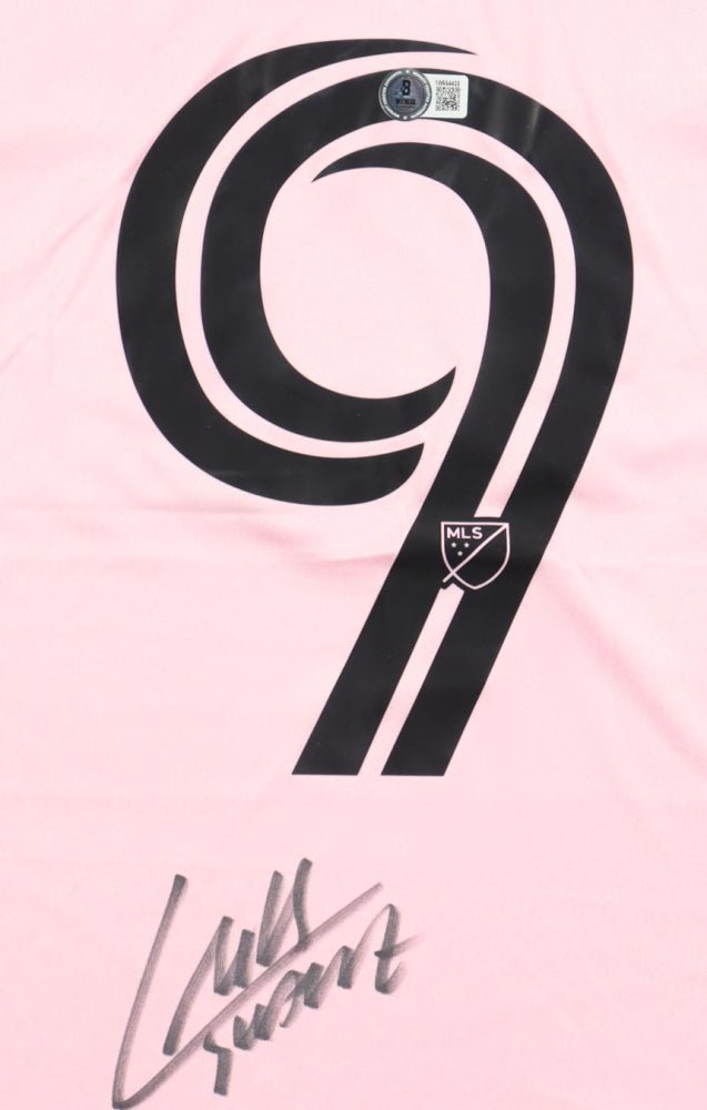 Luis Suarez Signed Inter Miami CF Adidas Authentic Jersey (Beckett) Beckett Witnessed (view 2)