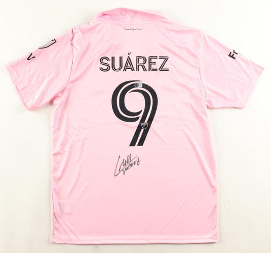 Luis Suarez Signed Inter Miami CF Adidas Authentic Jersey (Beckett) Beckett Witnessed - Price Is Right Miami