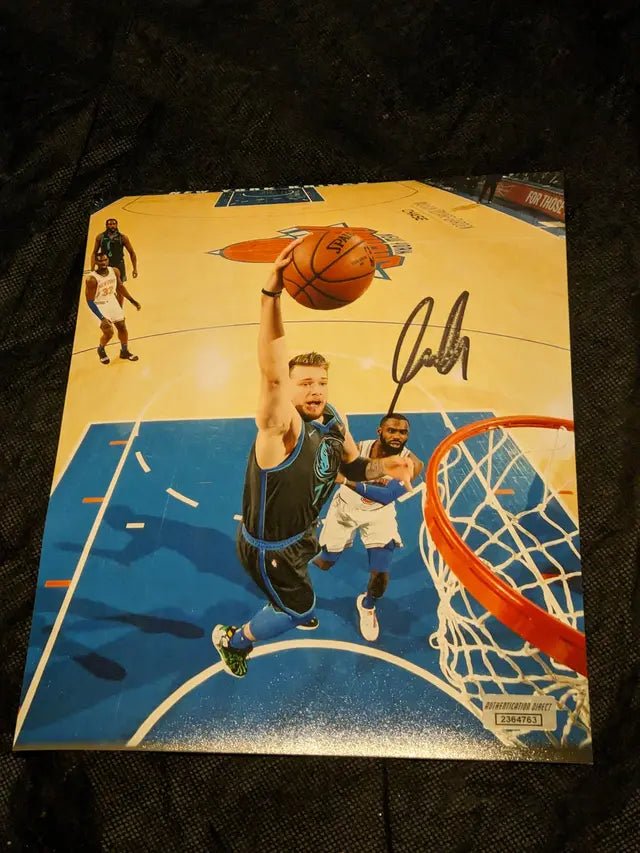 Luka Doncic Signed 8x10 Photo (COA) (view 2)