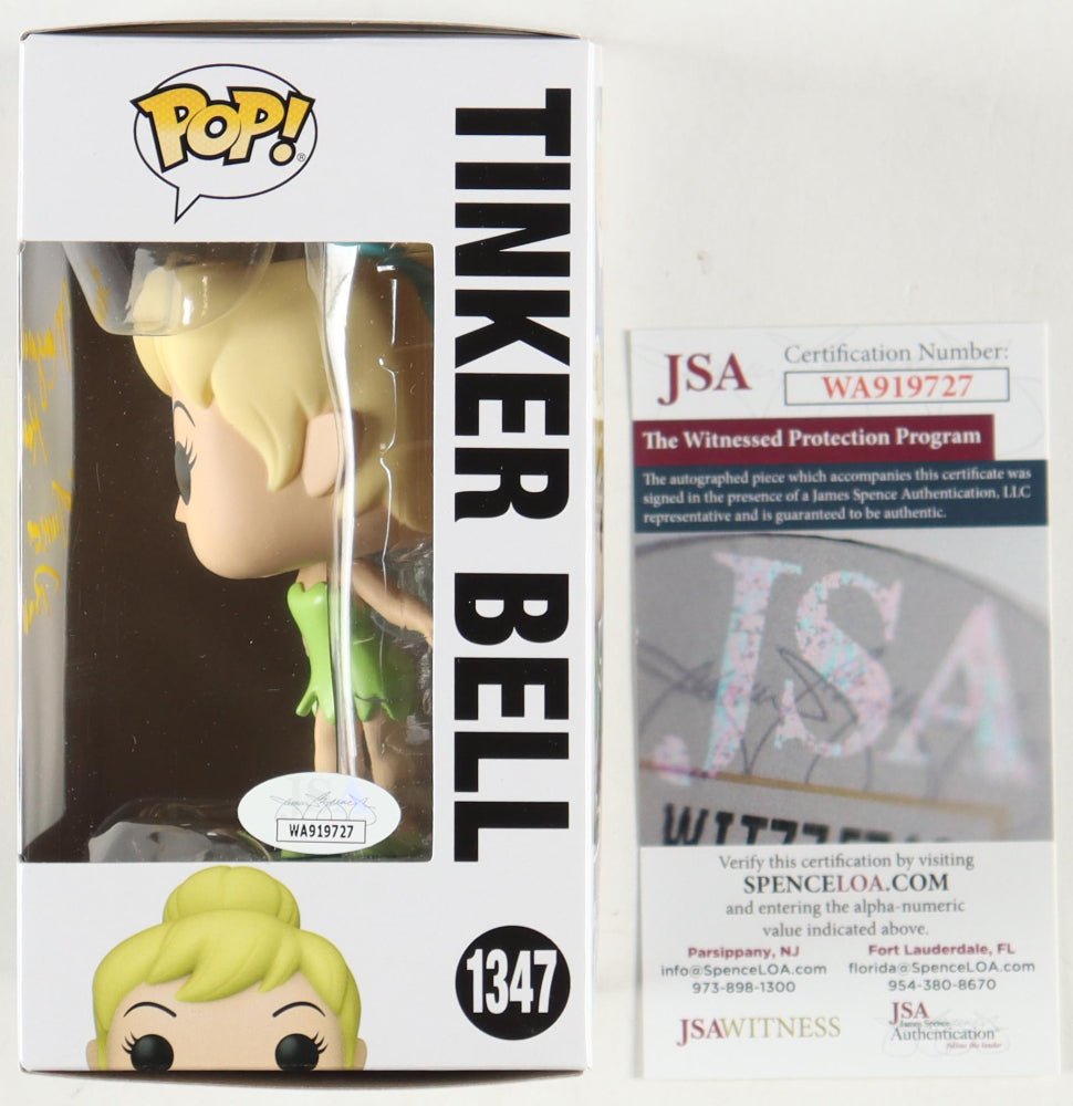 Margaret Kerry Signed Tinker Bell Funko Pop #1347 (JSA) (view 2)
