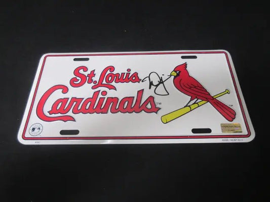 Mark McGwire Signed License Plate EUA COA - Price Is Right Miami