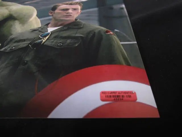 Mark Ruffalo & Chris Evans Avengers Signed 8x10 Photo RCA COA - Price Is Right Miami