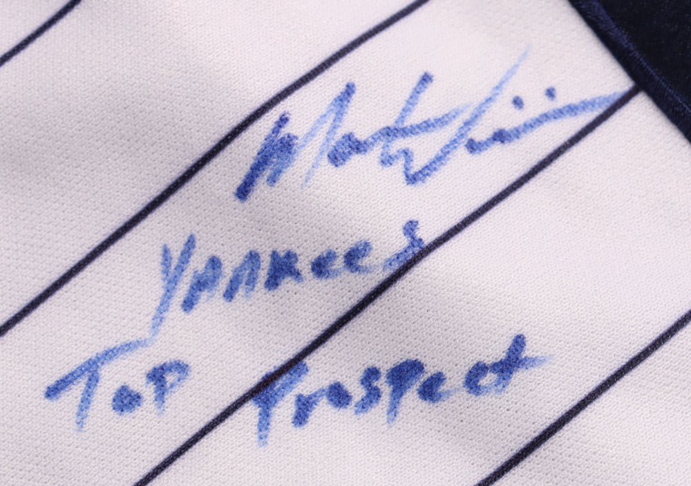 Mason Williams Signed Yankees Jersey Inscribed "Yankees Top Prospect" (JSA) (view 2)