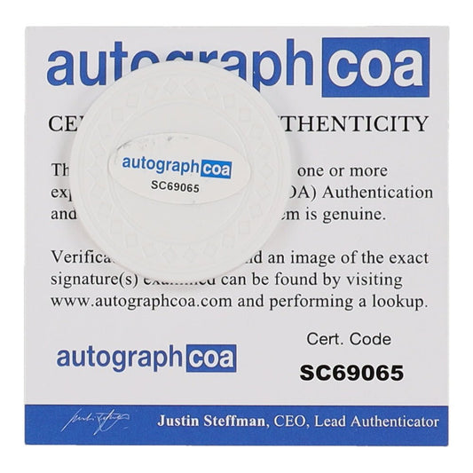 Matt Damon Signed Poker Chip (ACOA) - Price Is Right Miami