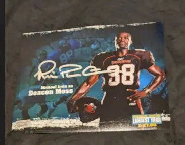 Michael Irvin autographed 8x10 photo with coax7 - Price Is Right Miami