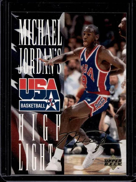 Michael Jordan 1994 Upper deck usa gold signature card - Price Is Right Miami