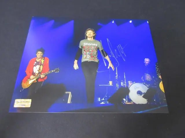 Mick Jagger Signed 8x10 Photo EUA COA 🔥 - Price Is Right Miami