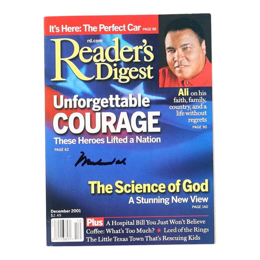 Muhammad Ali Signed 2001 Reader's Digest Book (Beckett | Autograph Graded 10) - Price Is Right Miami