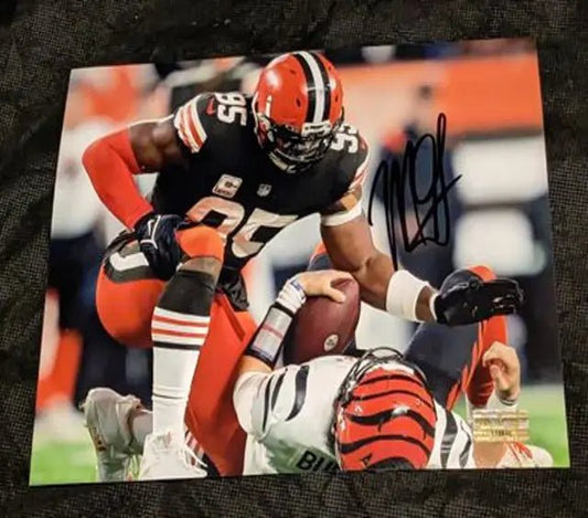 Myles Garrett Auto Signed 8x10 Photo with coa 115646 - Price Is Right Miami