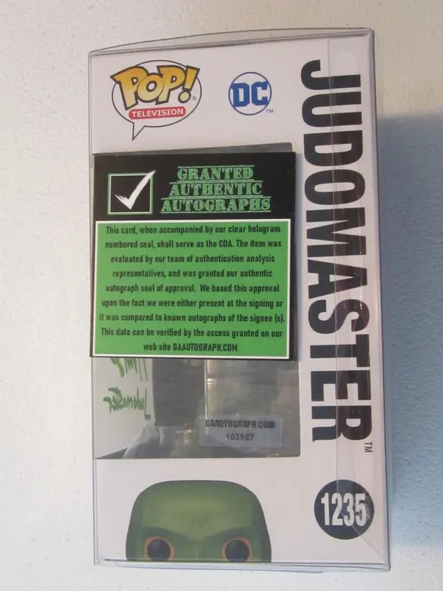 NHUT LE SIGNED FUNKO POP DC PEACEMAKER 1235 WITH COA JUDOMASTER - Price Is Right Miami