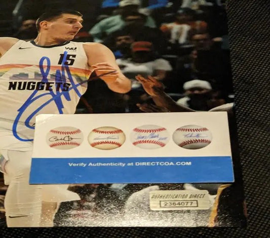 Nikola Jokic Denver Nuggets autographed 8x10 photo with coa - Price Is Right Miami