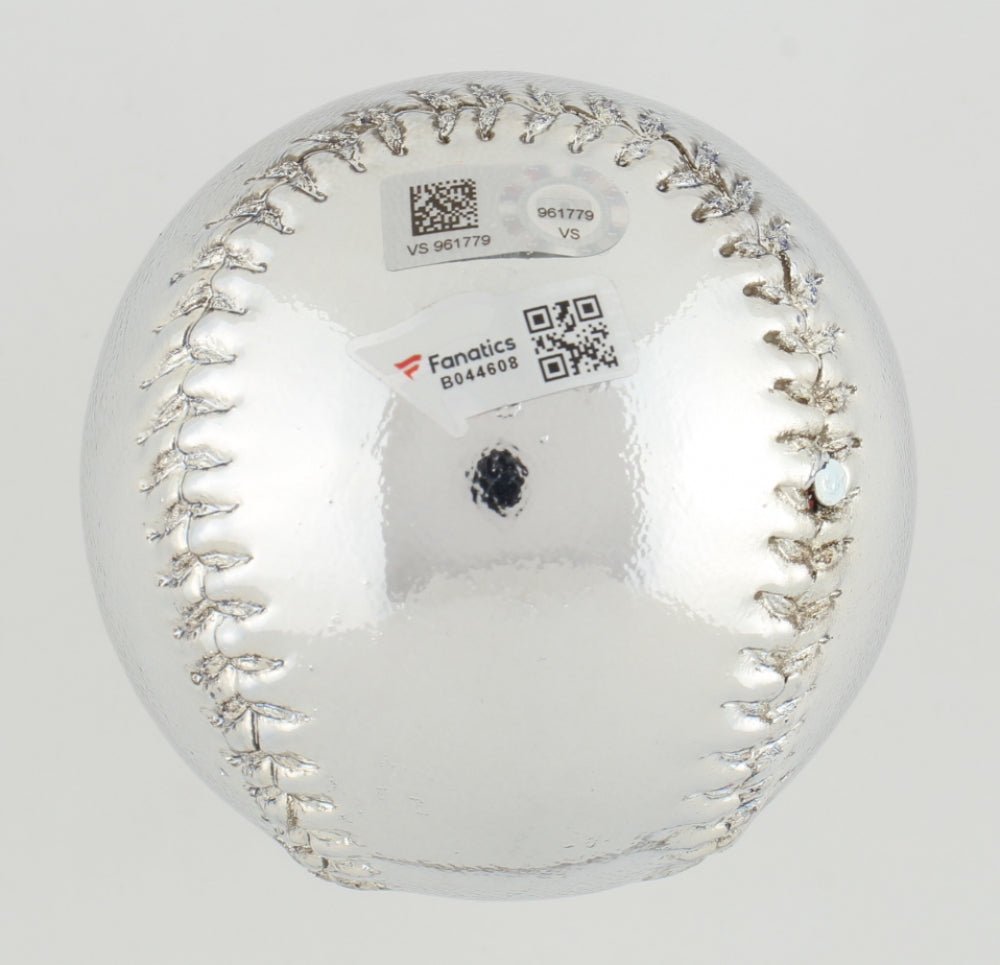 Ozzie Smith Signed Chrome Baseball (MLB & Fanatics), Autographed Ball (view 2)