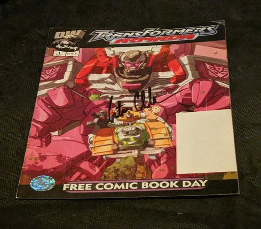Peter Collin autographed Transformer comic with COA 126150 - Price Is Right Miami