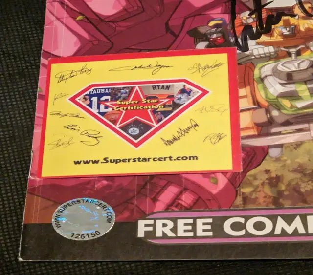 Peter Collin Autographed Transformers Comic (COA) (view 2)