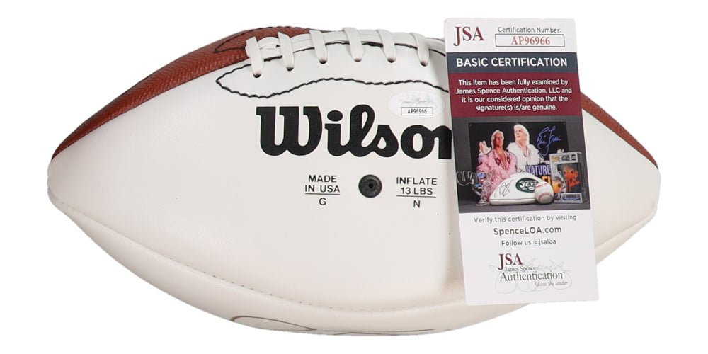 Phil Simms Signed NFL Football (JSA), Autographed Ball (view 3)