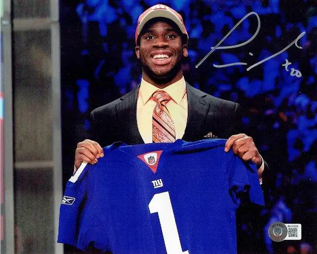 Prince Amuckamara New York Giants Autographed 8x10 Photo Beckett Holo - Price Is Right Miami