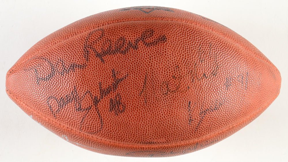 Pro Football Greats Signed Super Bowl XXIX Football, 8 Signatures (PSA), Autographed Ball (view 3)