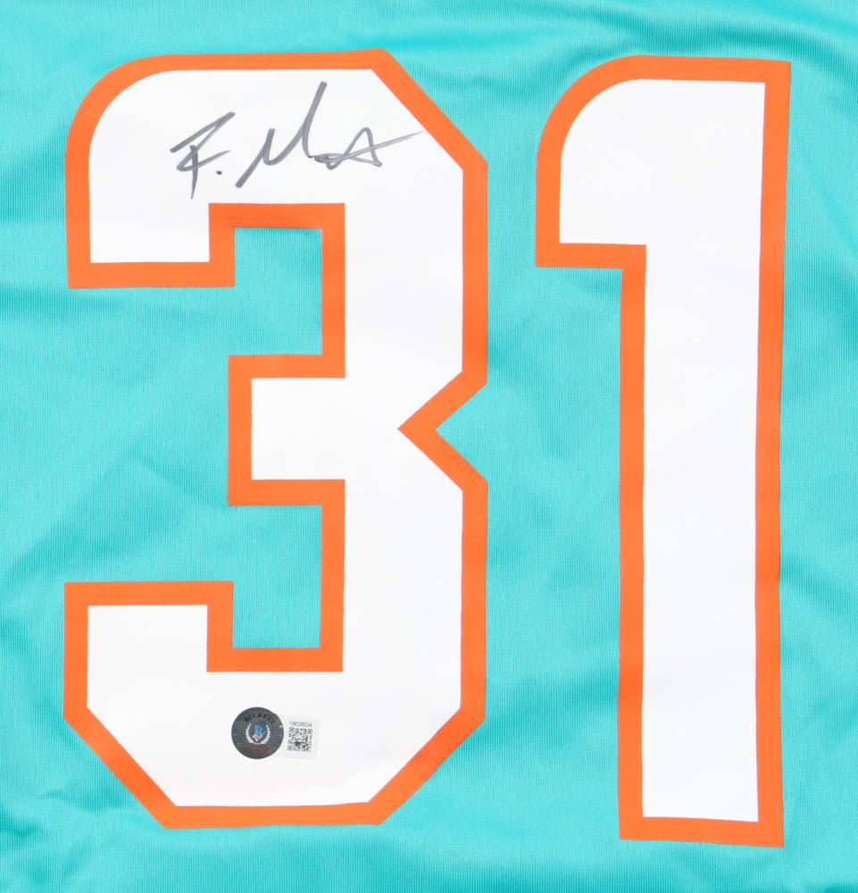 Raheem Mostert Signed Dolphins Jersey (Beckett) (view 3)