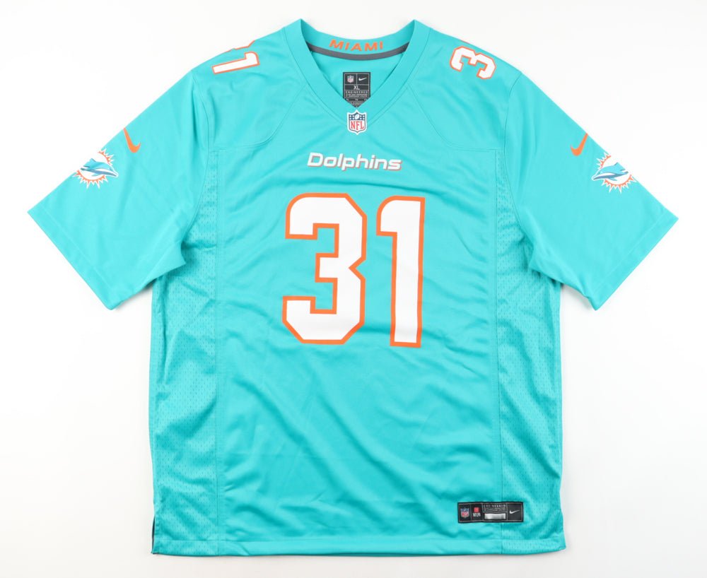 Raheem Mostert Signed Dolphins Jersey (Beckett) (view 2)