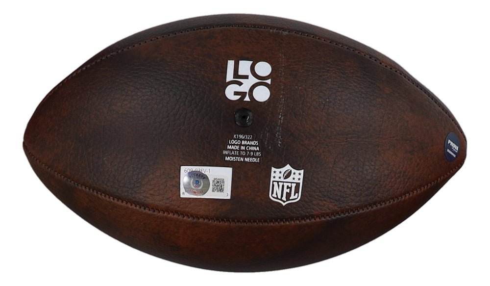 Randy White Signed Cowboys Logo Football Inscribed "HOF 94" (Beckett & Prova), Autographed Ball (view 2)