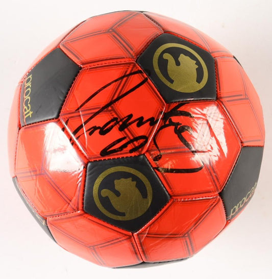 Roberto Carlos Signed Soccer Ball (Beckett) Beckett Witnessed - Price Is Right Miami
