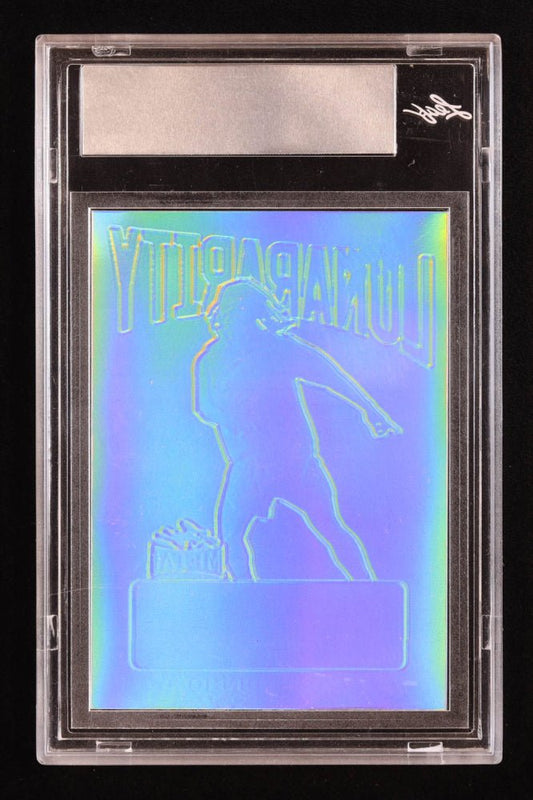 Ronaldinho 2022 Leaf Metal Lunararity Pre-Production Proof Prismatic #1/1 (Leaf) - Price Is Right Miami