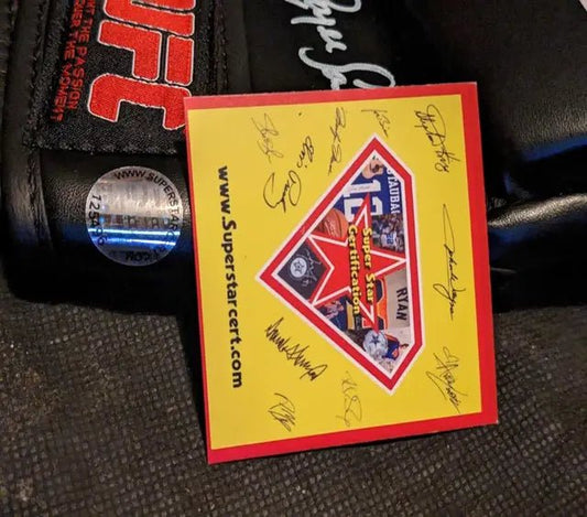 Royce Gracie SIgned UFC Glove with coa - Price Is Right Miami