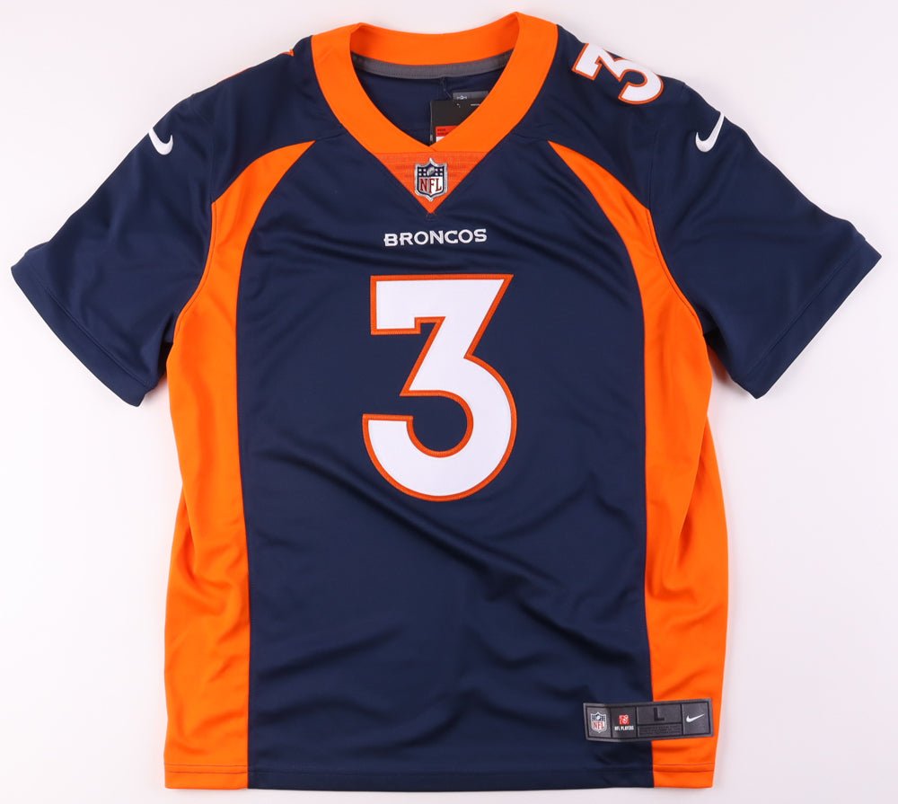 Russell Wilson Signed Broncos Jersey (Fanatics) (view 2)