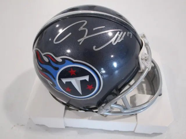 Ryan Tannehill Titans Signed Mini Helmet (PAAS COA)