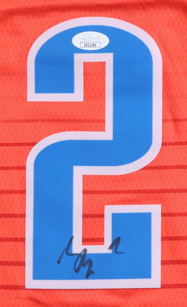 Shai Gilgeous-Alexander Signed Jersey (JSA) Oklahoma City Thunder (view 2)