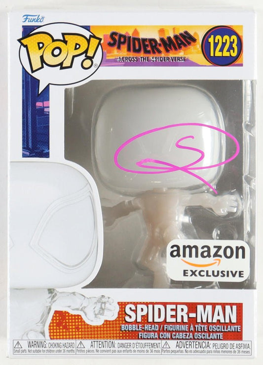 Shameik Moore Signed "Spider-Man: Across The Spiderverse" #1223 Translucent Spider-Man Funko Pop! Vinyl Figure (PA) - Price Is Right Miami