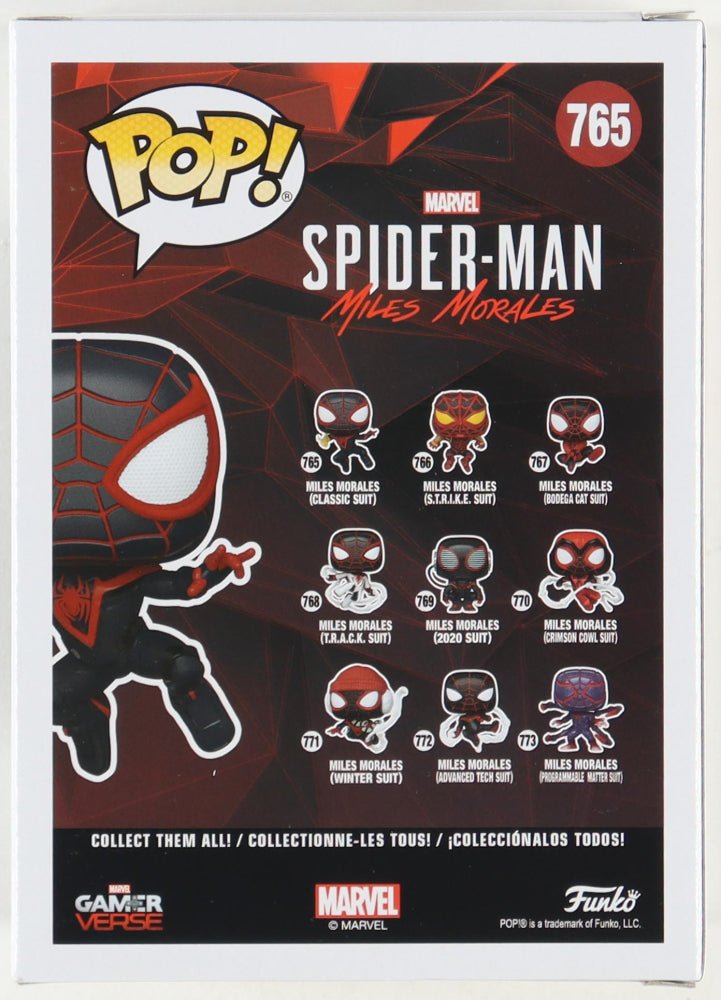 Shameik Moore Signed Miles Morales Funko Pop #765 (PA COA) (view 3)