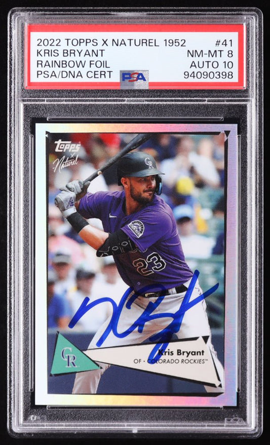 Signed Kris Bryant 1952 #59/99 (PSA 8 | Auto 10) Serially Numbered #59 / 99 - Price Is Right Miami