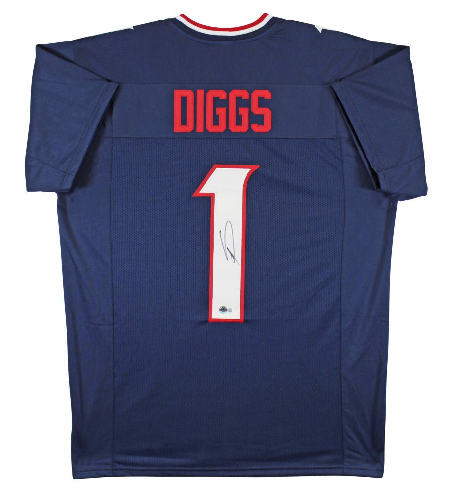 Stefon Diggs Signed Jersey (Beckett) Houston Texans (view 3)