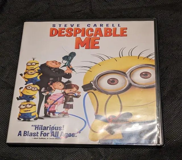 Steve Carell Signed DVD Dust Cover (SSC COA), Autographed Memorabilia