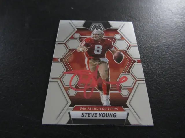 Steve Young Signed Trading Card San Francisco 49ers FSG COA - Price Is Right Miami