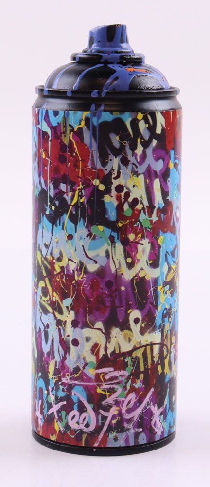 Tadas Zaicikas (TedyZet) 2023 "CAN_Love is Power #4A" Spray Paint Can Original Art Piece (Zaicikas), Sports Collectible