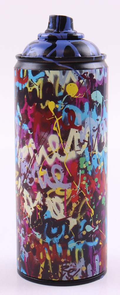 Tadas Zaicikas (TedyZet) 2023 "CAN_Love is Power #4A" Spray Paint Can Original Art Piece (Zaicikas), Sports Collectible...