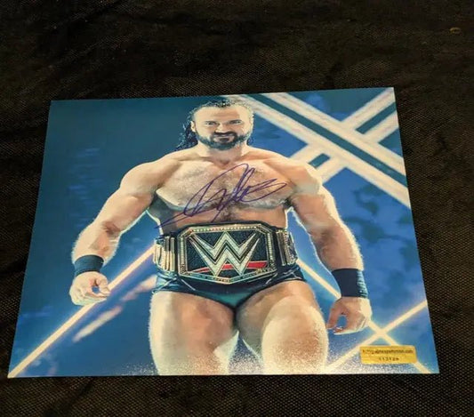 The chosen one  Drew Mc Intyre Autographed 8x10 Photo with coa - Price Is Right Miami