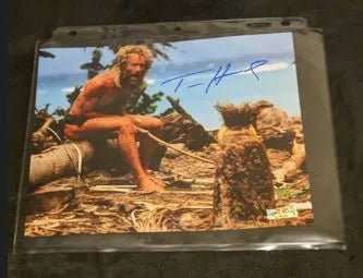 Tom Hanks Cast Away autographed 8x10 photo with coa - Price Is Right Miami
