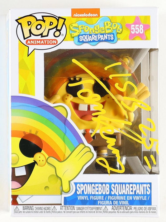 Tom Kenny Signed "Spongebob Squarepants" #558 Funko Pop! Inscribed "SB 25" (PA) - Price Is Right Miami