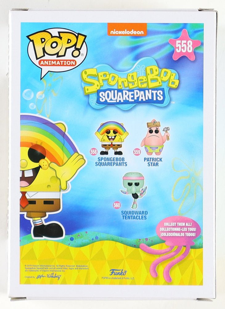Tom Kenny Signed "Spongebob Squarepants" #558 Funko Pop! Inscribed "SB 25" (PA) (view 2)