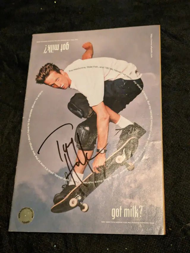 Tony Hawk Signed Comic Book with coa, Autographed Memorabilia