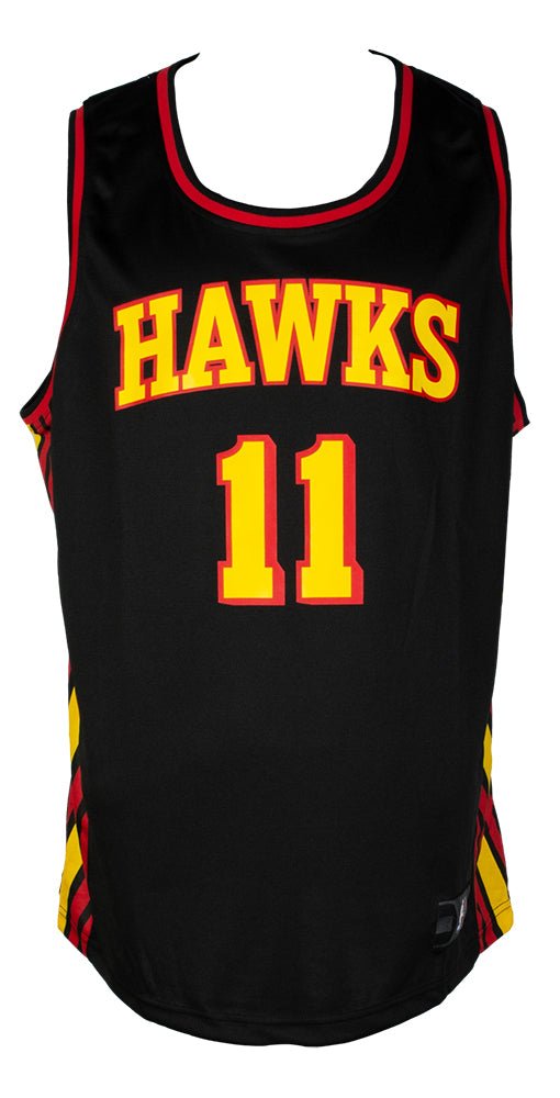 Trae Young Signed Hawks Fanatics Jersey (Beckett) Beckett Witnessed (view 2)
