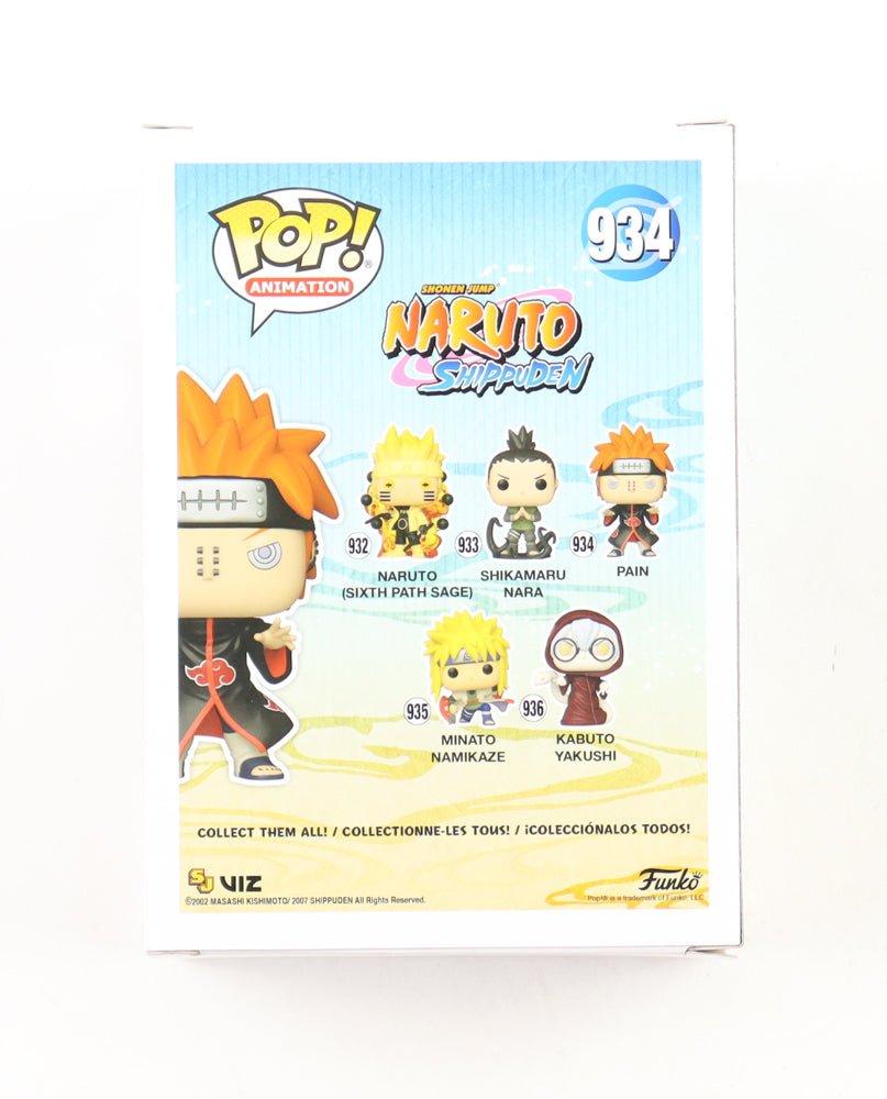 Troy Baker Signed Naruto Pain Funko Pop #934 (PSA JSA Beckett) (view 3)