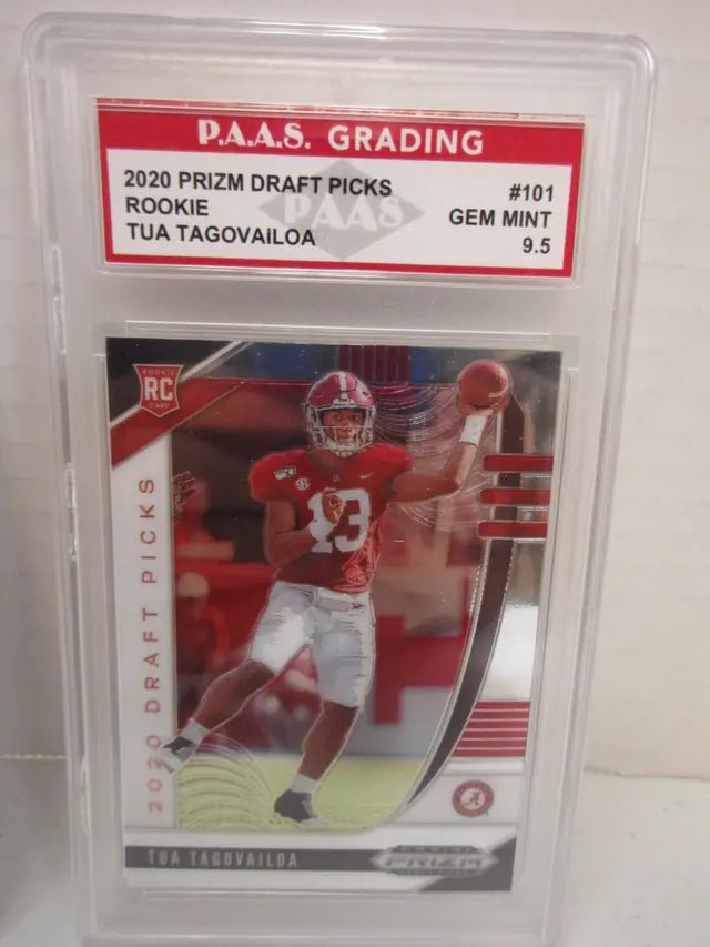 Tua Tagovailoa 2020 Prizm Draft Picks Rookie #101 (PAAS 9.5), Sports Card