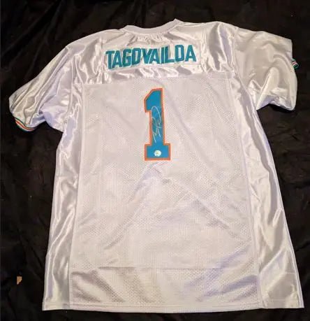 Tua Tagovailoa Miami Dolphins autographed jersey with COA (view 4)