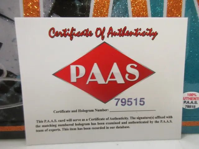 Tua Tagovailoa Dolphins Signed License Plate (PAAS COA), Autographed Memorabilia (view 2)
